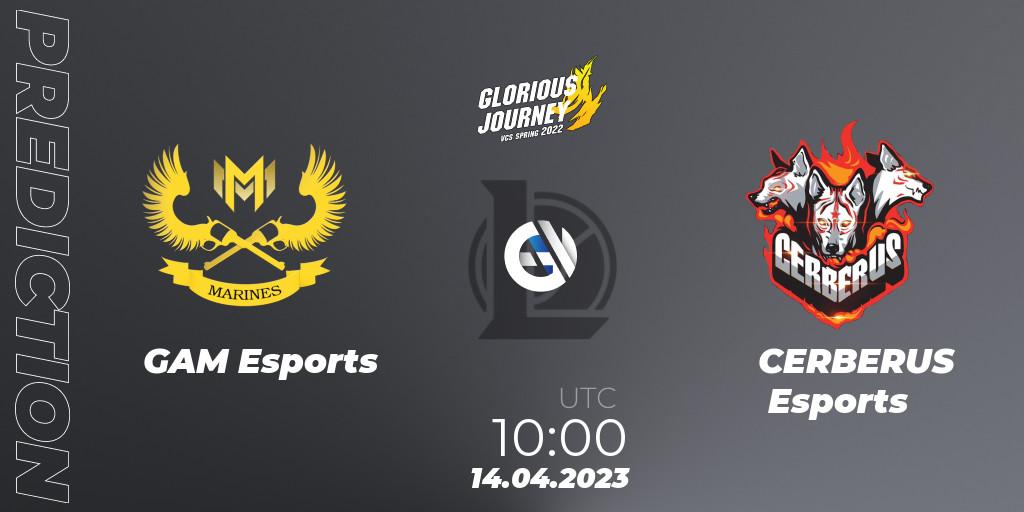 GAM Esports - CERBERUS Esports: Maç tahminleri. 14.04.2023 at 10:00, LoL, VCS Spring 2023 - Playoffs