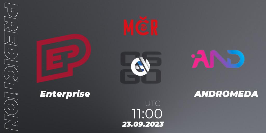 Enterprise - ANDROMEDA: Maç tahminleri. 23.09.2023 at 11:00, Counter-Strike (CS2), Tipsport Cup Prague Fall 2023: Closed Qualifier