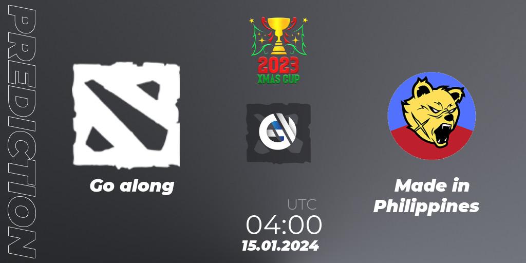Go along - Made in Philippines: Maç tahminleri. 15.01.2024 at 04:02, Dota 2, Xmas Cup 2023