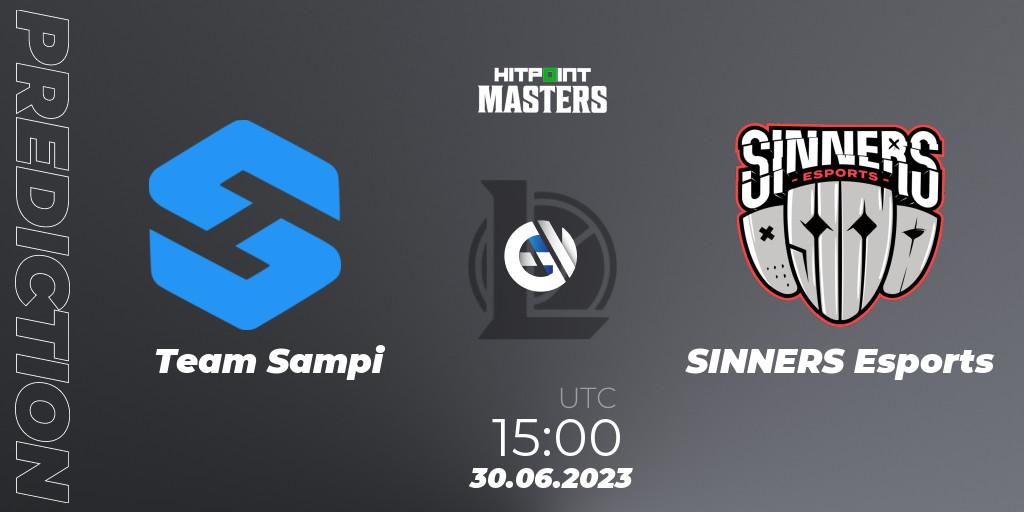 Team Sampi - SINNERS Esports: Maç tahminleri. 30.06.23, LoL, Hitpoint Masters Summer 2023 - Group Stage
