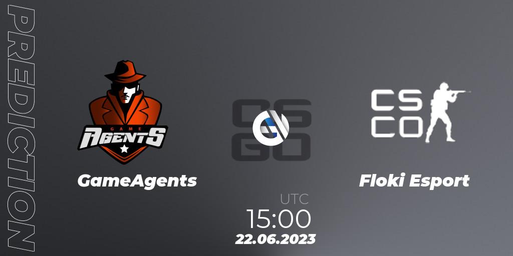 GameAgents - Floki Esport: Maç tahminleri. 22.06.2023 at 15:00, Counter-Strike (CS2), Preasy Summer Cup 2023
