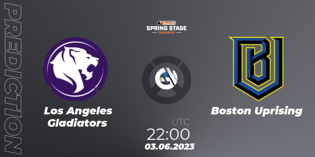 Los Angeles Gladiators - Boston Uprising: Maç tahminleri. 03.06.23, Overwatch, OWL Stage Knockouts Spring 2023
