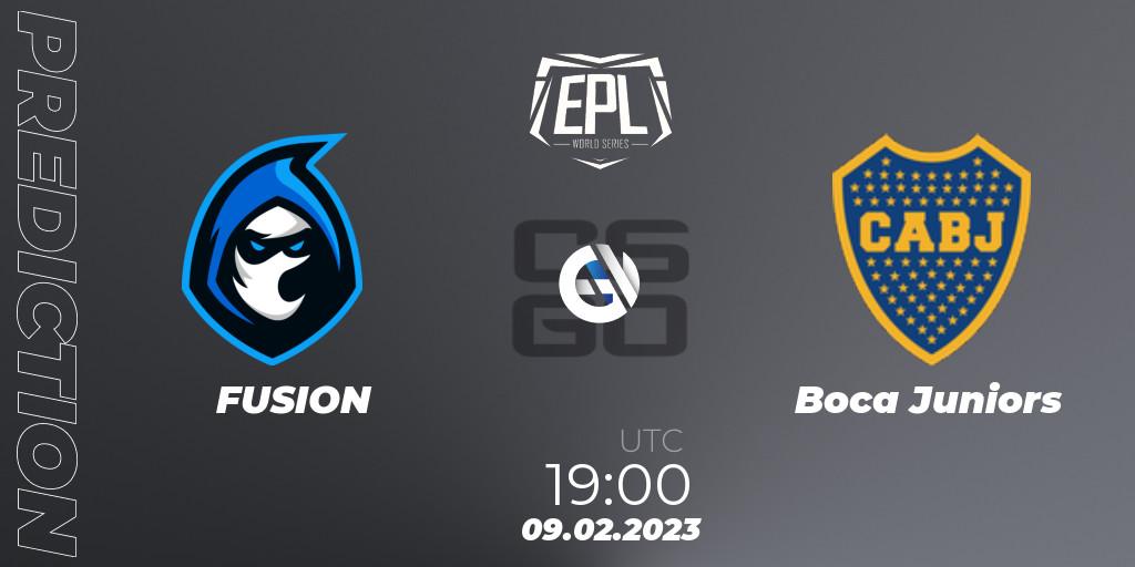 FUSION - Boca Juniors: Maç tahminleri. 09.02.23, CS2 (CS:GO), EPL World Series: Americas Season 2