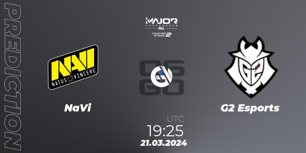 NaVi - G2 Esports: Maç tahminleri. 21.03.24, CS2 (CS:GO), PGL CS2 Major Copenhagen 2024