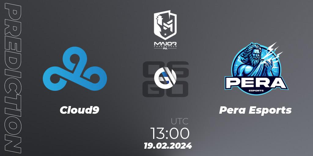 Cloud9 - Pera Esports: Maç tahminleri. 19.02.2024 at 13:25, Counter-Strike (CS2), PGL CS2 Major Copenhagen 2024: European RMR B