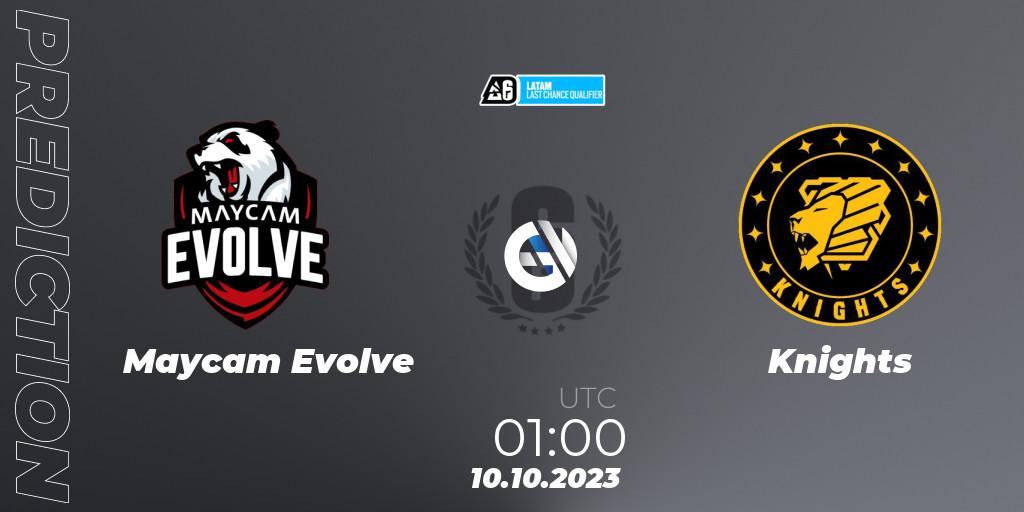 Maycam Evolve - Knights: Maç tahminleri. 10.10.2023 at 01:00, Rainbow Six, LATAM League 2023 - Stage 2 - Last Chance Qualifier