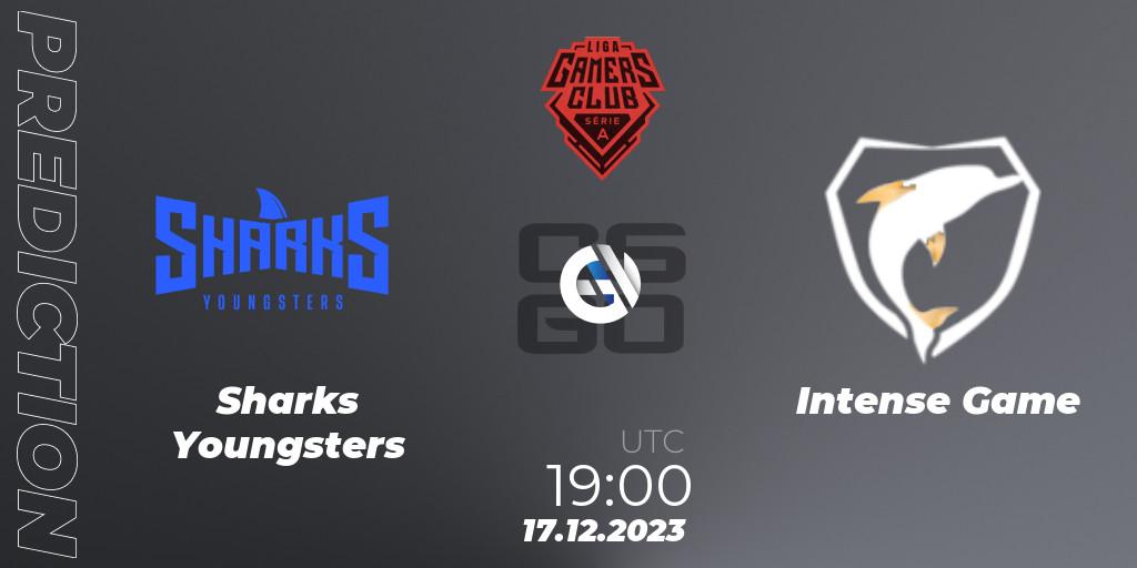 Sharks Youngsters - Intense Game: Maç tahminleri. 17.12.2023 at 19:00, Counter-Strike (CS2), Gamers Club Liga Série A: December 2023
