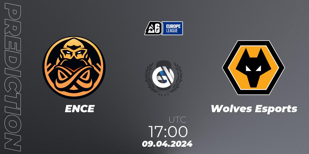 ENCE - Wolves Esports: Maç tahminleri. 09.04.24, Rainbow Six, Europe League 2024 - Stage 1