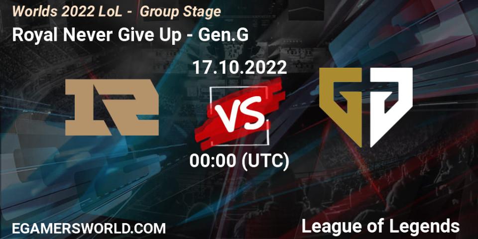 Royal Never Give Up VS Gen.G