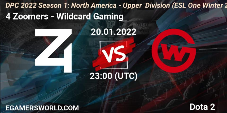 4 Zoomers VS Wildcard Gaming