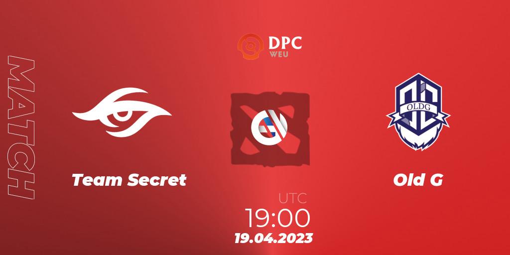 Team Secret VS Old G