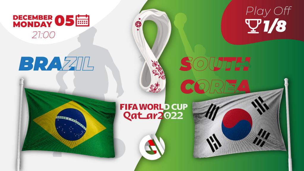 Brezilya - Güney Kore: Katar'da yapılacak 2022 Dünya Kupası ile ilgili tahmin ve bahis