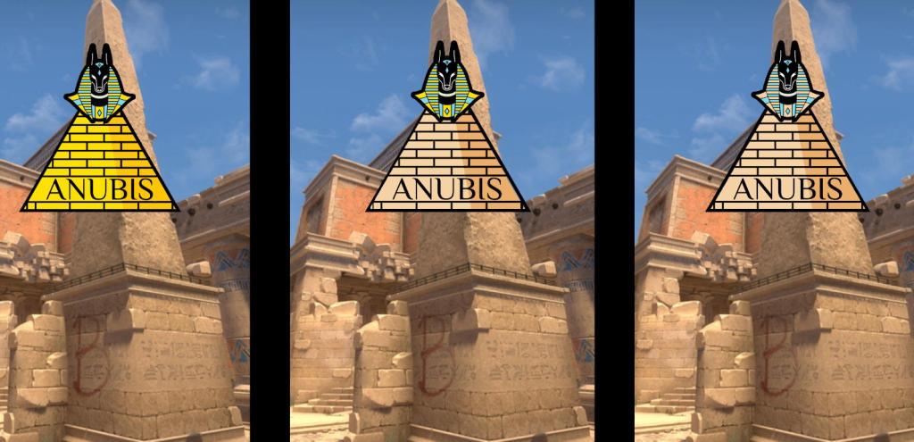 Haritadaki konumlar Anubis
