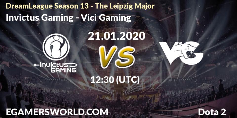 Invictus Gaming - Vici Gaming: Maç tahminleri. 21.01.20, Dota 2, DreamLeague Season 13 - The Leipzig Major