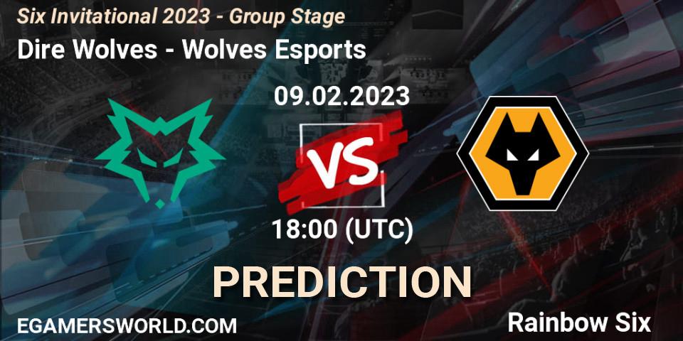 Dire Wolves - Wolves Esports: Maç tahminleri. 09.02.23, Rainbow Six, Six Invitational 2023 - Group Stage
