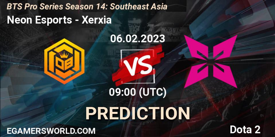 Neon Esports - Xerxia: Maç tahminleri. 06.02.23, Dota 2, BTS Pro Series Season 14: Southeast Asia