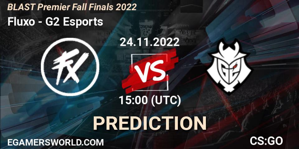 Fluxo - G2 Esports: Maç tahminleri. 24.11.22, CS2 (CS:GO), BLAST Premier Fall Finals 2022