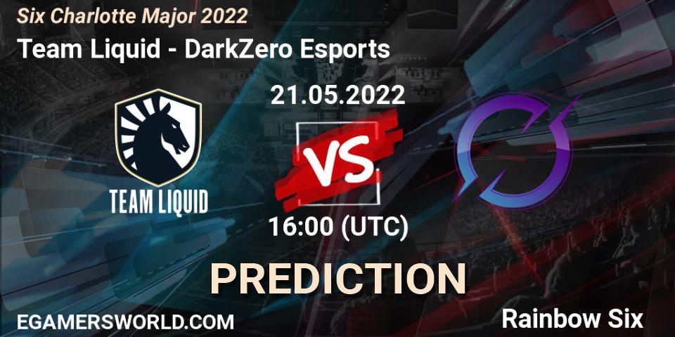 Team Liquid - DarkZero Esports: Maç tahminleri. 21.05.22, Rainbow Six, Six Charlotte Major 2022