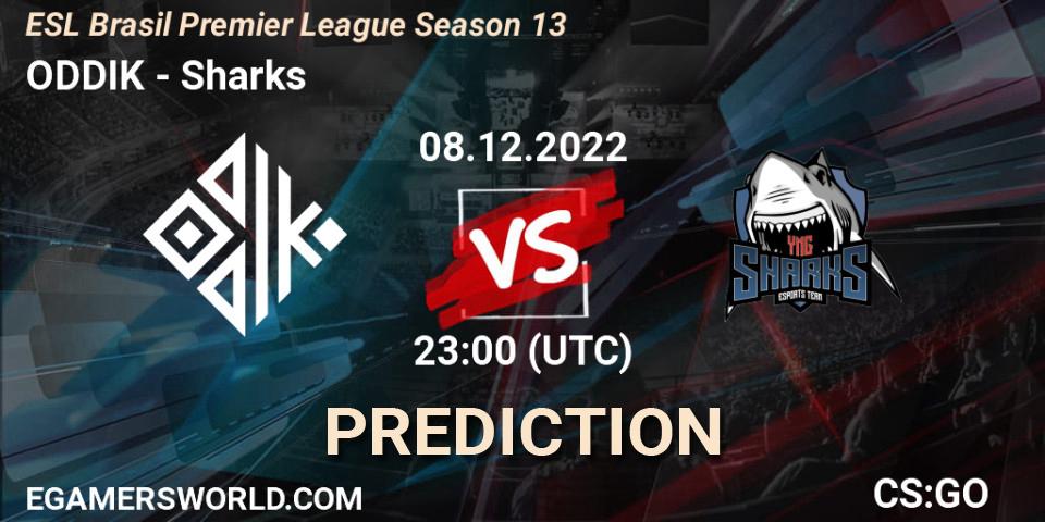 ODDIK - Sharks: Maç tahminleri. 08.12.22, CS2 (CS:GO), ESL Brasil Premier League Season 13