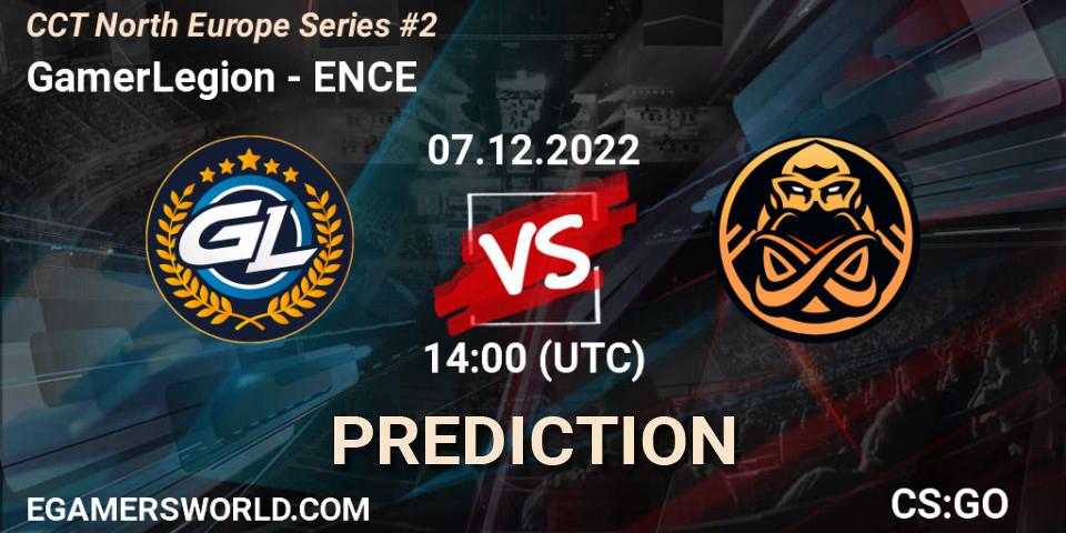 GamerLegion - ENCE: Maç tahminleri. 07.12.22, CS2 (CS:GO), CCT North Europe Series #2