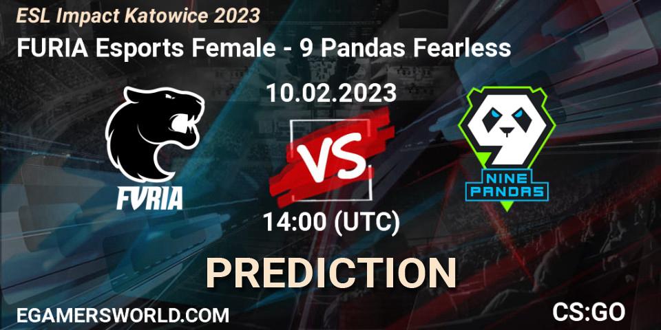FURIA Esports Female - 9 Pandas Fearless: Maç tahminleri. 10.02.23, CS2 (CS:GO), ESL Impact Katowice 2023
