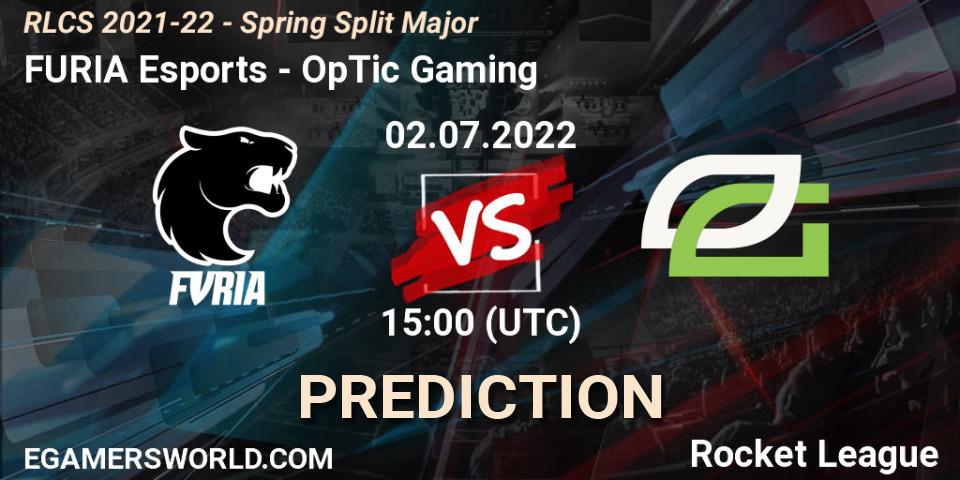 FURIA Esports - OpTic Gaming: Maç tahminleri. 02.07.22, Rocket League, RLCS 2021-22 - Spring Split Major