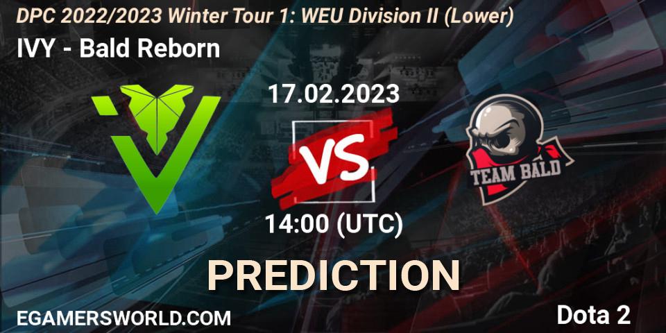 IVY - Bald Reborn: Maç tahminleri. 17.02.23, Dota 2, DPC 2022/2023 Winter Tour 1: WEU Division II (Lower)