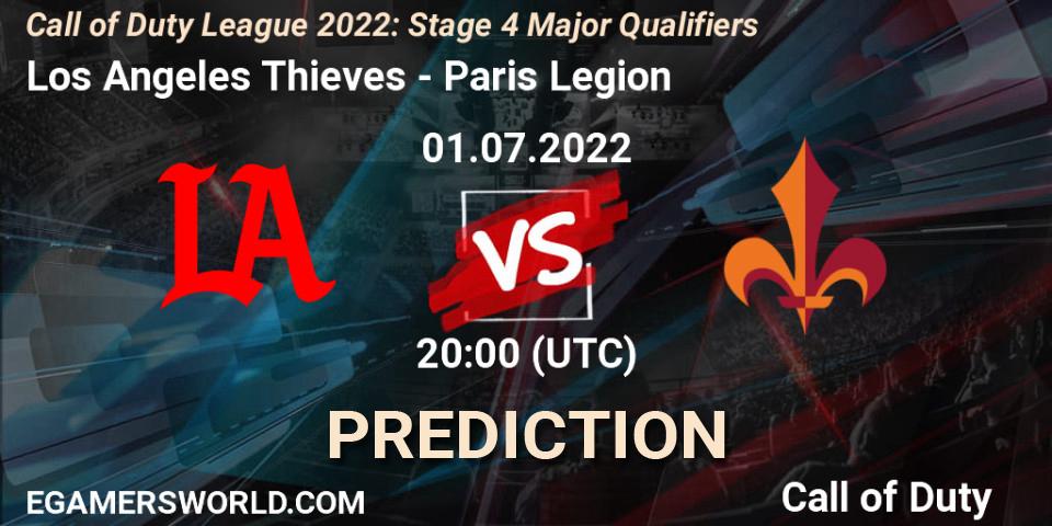 Los Angeles Thieves - Paris Legion: Maç tahminleri. 03.07.22, Call of Duty, Call of Duty League 2022: Stage 4