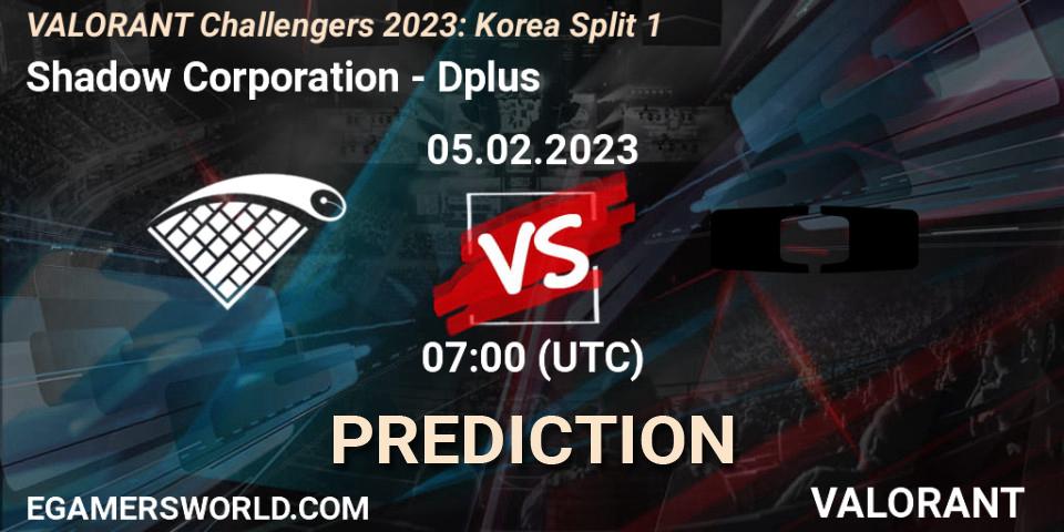 Shadow Corporation - Dplus: Maç tahminleri. 05.02.23, VALORANT, VALORANT Challengers 2023: Korea Split 1