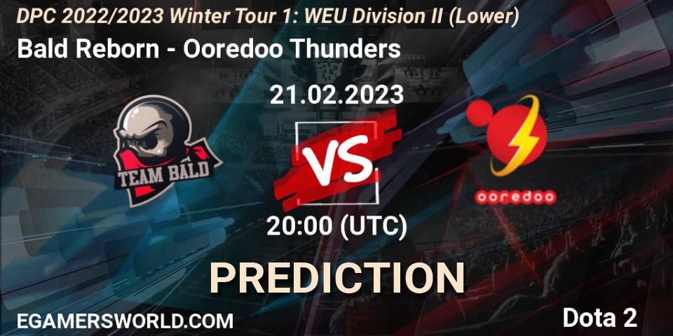 Bald Reborn - Ooredoo Thunders: Maç tahminleri. 21.02.23, Dota 2, DPC 2022/2023 Winter Tour 1: WEU Division II (Lower)