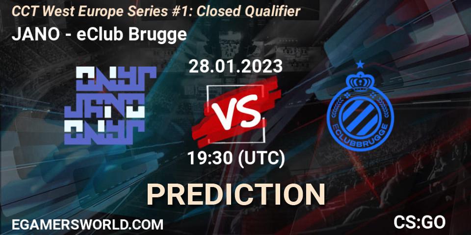 JANO - eClub Brugge: Maç tahminleri. 28.01.23, CS2 (CS:GO), CCT West Europe Series #1: Closed Qualifier