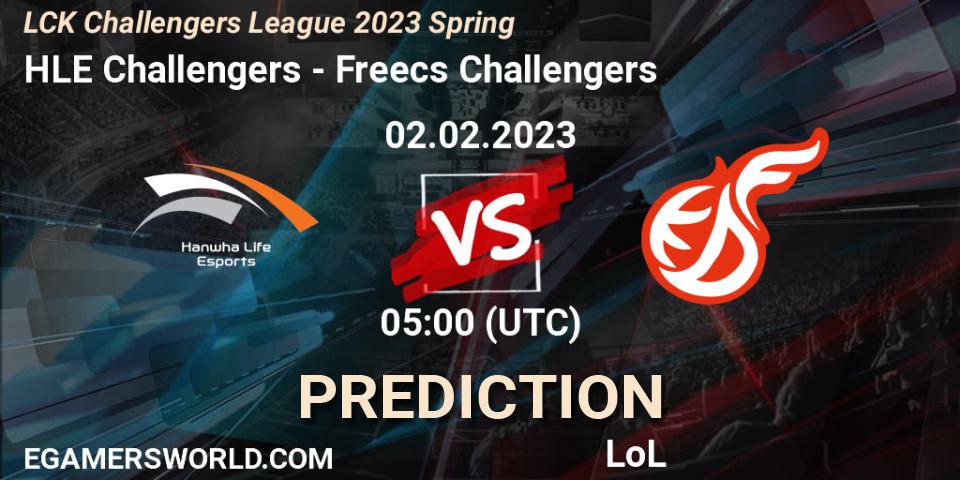 HLE Challengers - Freecs Challengers: Maç tahminleri. 02.02.23, LoL, LCK Challengers League 2023 Spring