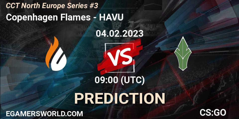 Copenhagen Flames - HAVU: Maç tahminleri. 04.02.23, CS2 (CS:GO), CCT North Europe Series #3