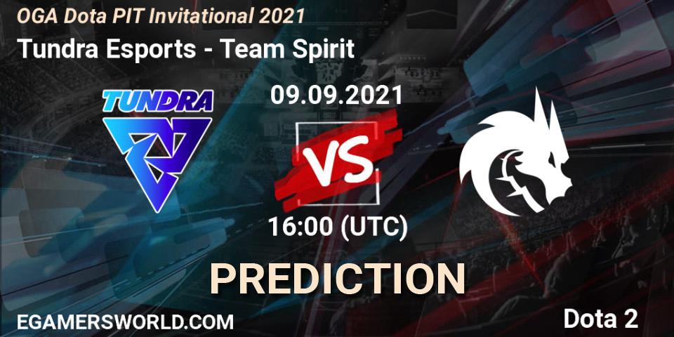 Tundra Esports - Team Spirit: Maç tahminleri. 09.09.21, Dota 2, OGA Dota PIT Invitational 2021
