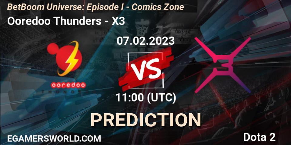 Ooredoo Thunders - X3: Maç tahminleri. 07.02.23, Dota 2, BetBoom Universe: Episode I - Comics Zone