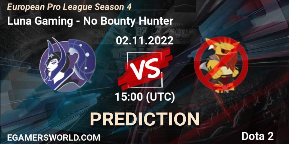 MooN team - No Bounty Hunter: Maç tahminleri. 02.11.22, Dota 2, European Pro League Season 4