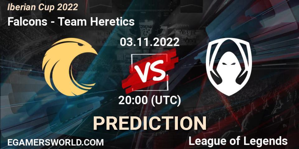 Falcons - Team Heretics: Maç tahminleri. 02.11.22, LoL, Iberian Cup 2022