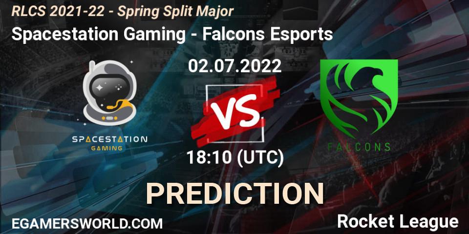 Spacestation Gaming - Falcons Esports: Maç tahminleri. 02.07.22, Rocket League, RLCS 2021-22 - Spring Split Major