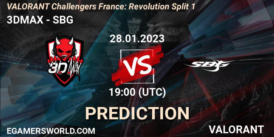 3DMAX - SBG: Maç tahminleri. 28.01.23, VALORANT, VALORANT Challengers 2023 France: Revolution Split 1