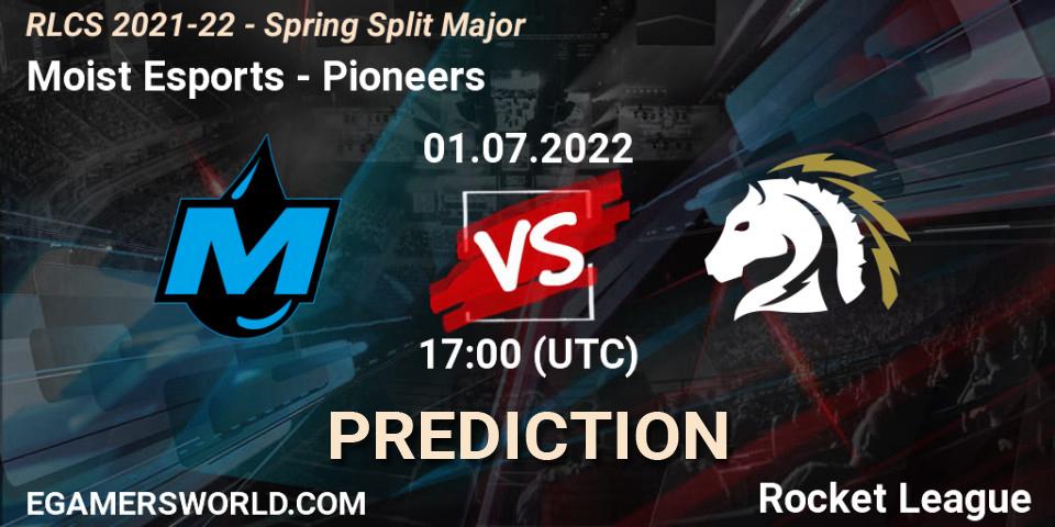 Moist Esports - Pioneers: Maç tahminleri. 01.07.22, Rocket League, RLCS 2021-22 - Spring Split Major