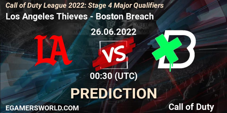 Los Angeles Thieves - Boston Breach: Maç tahminleri. 26.06.22, Call of Duty, Call of Duty League 2022: Stage 4