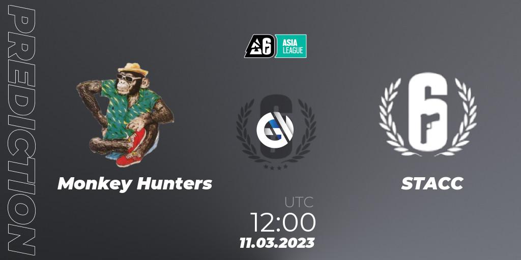 Monkey Hunters - STACC: Maç tahminleri. 11.03.23, Rainbow Six, South Asia League 2023 - Stage 1