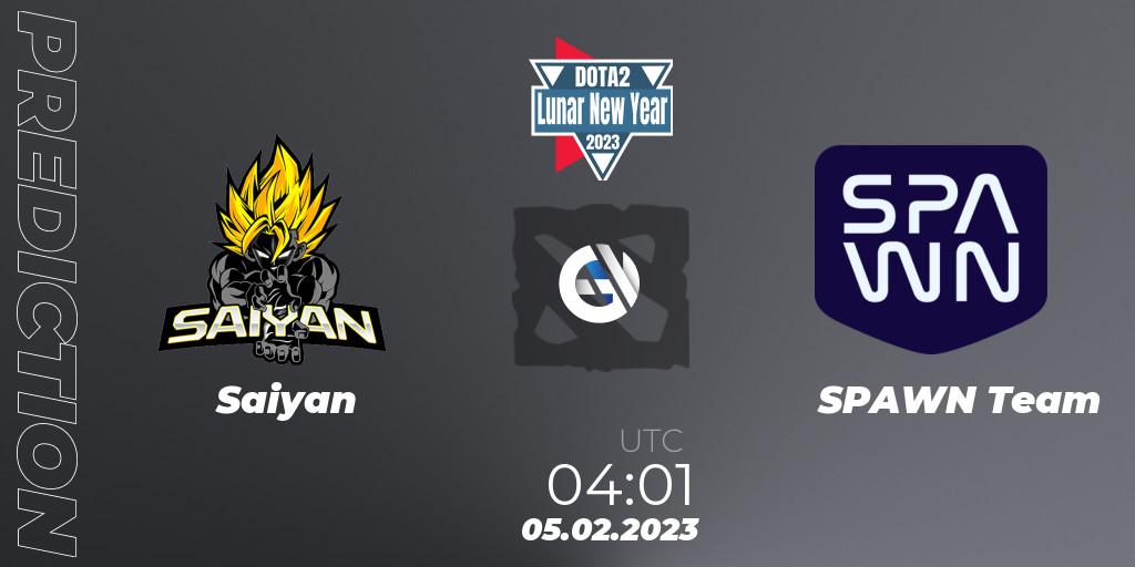 Saiyan - SPAWN Team: Maç tahminleri. 05.02.23, Dota 2, Lunar New Year 2023