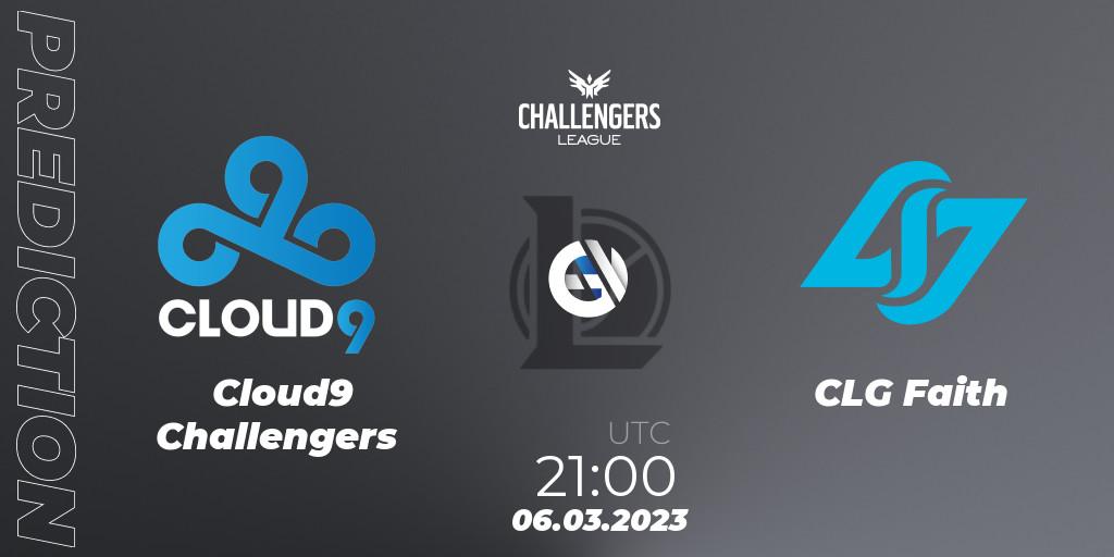 Cloud9 Challengers - CLG Faith: Maç tahminleri. 06.03.23, LoL, NACL 2023 Spring - Group Stage