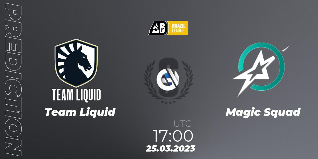Team Liquid - Magic Squad: Maç tahminleri. 25.03.23, Rainbow Six, Brazil League 2023 - Stage 1