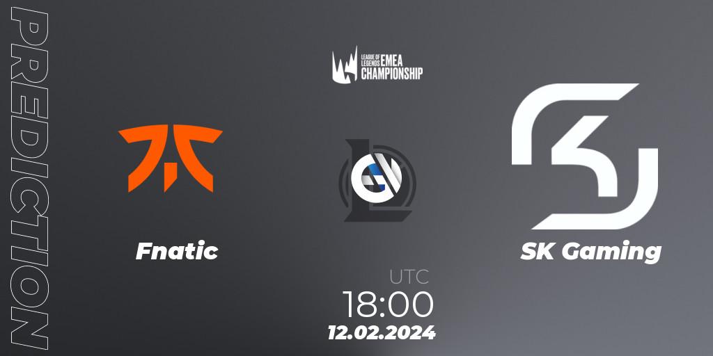 Fnatic - SK Gaming: Maç tahminleri. 12.02.24, LoL, LEC Winter 2024 - Playoffs