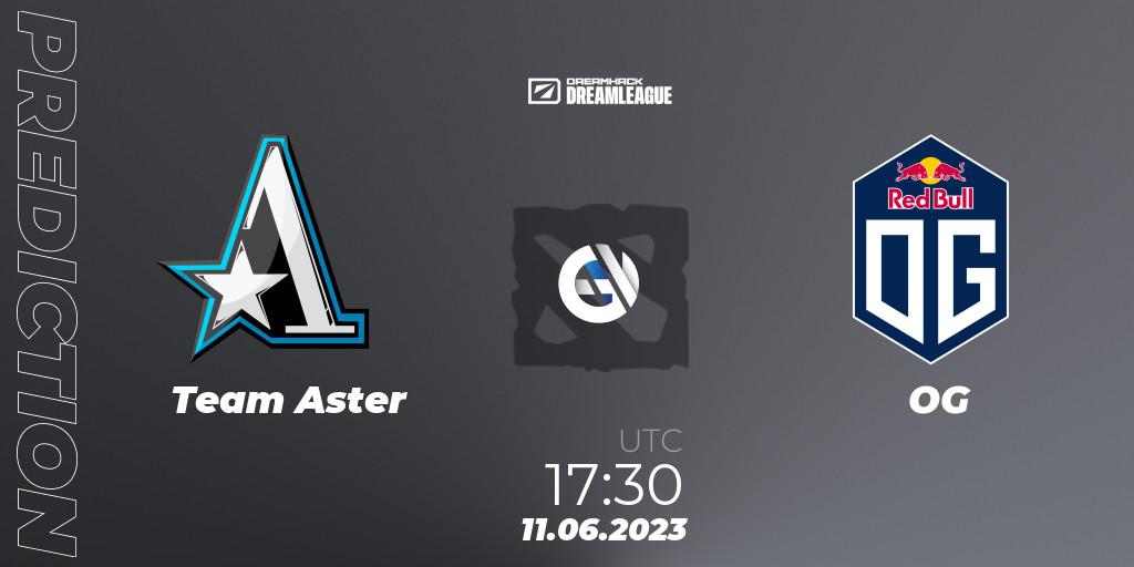 Team Aster - OG: Maç tahminleri. 11.06.23, Dota 2, DreamLeague Season 20 - Group Stage 1
