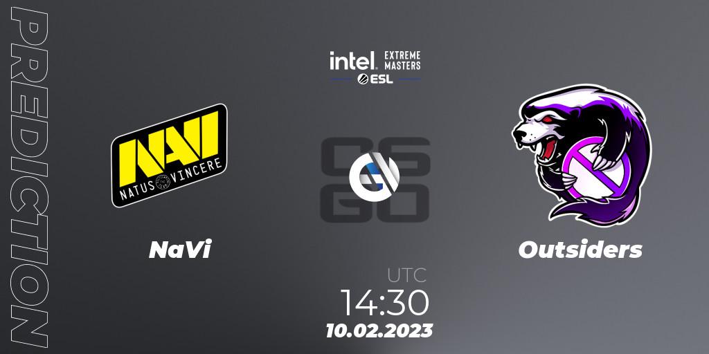 NaVi - Outsiders: Maç tahminleri. 10.02.23, CS2 (CS:GO), IEM Katowice 2023