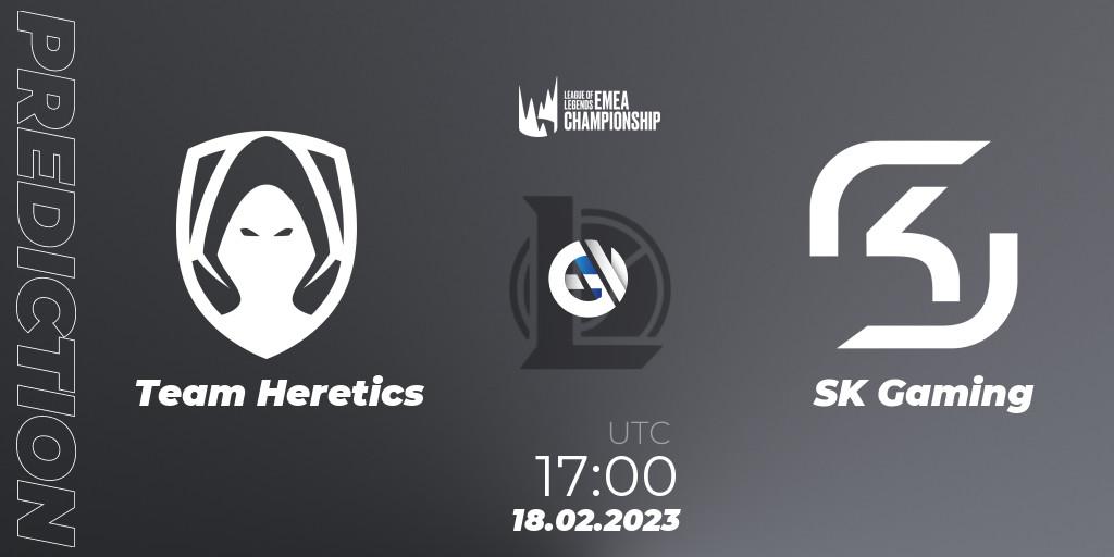 Team Heretics - SK Gaming: Maç tahminleri. 18.02.23, LoL, LEC Winter 2023 - Stage 2