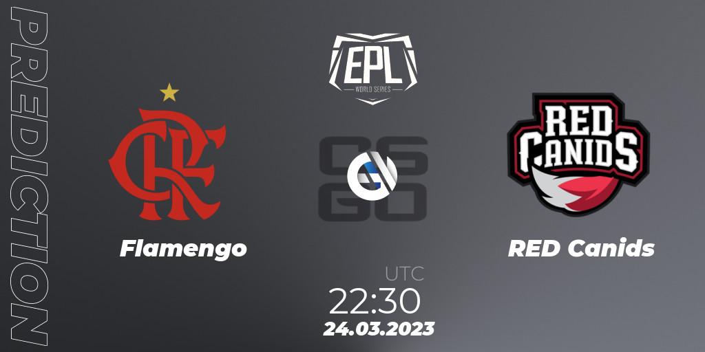 Flamengo - RED Canids: Maç tahminleri. 24.03.23, CS2 (CS:GO), EPL World Series: Americas Season 3